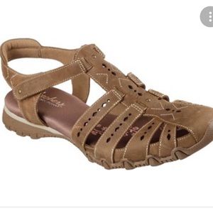Skechers Bikers-Hikers Leather Sandals.